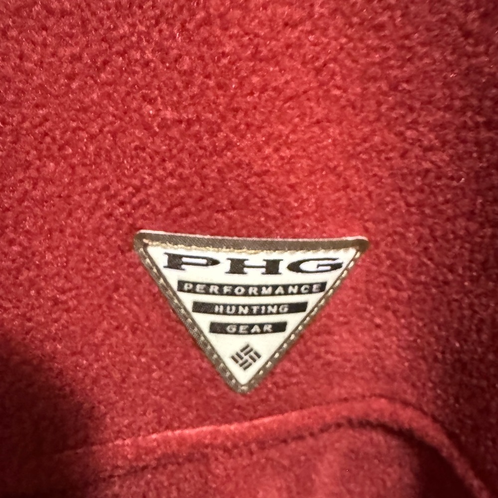 Columbia Maroon Full-Zip Fleece Jacket - Picture 3 of 5